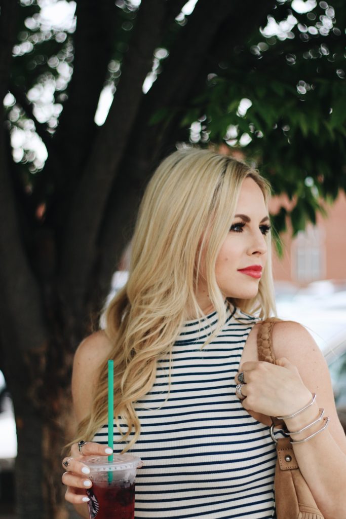 What to Pair With A Striped Bodysuit by Nashville fashion blogger Nashville Wifestyles