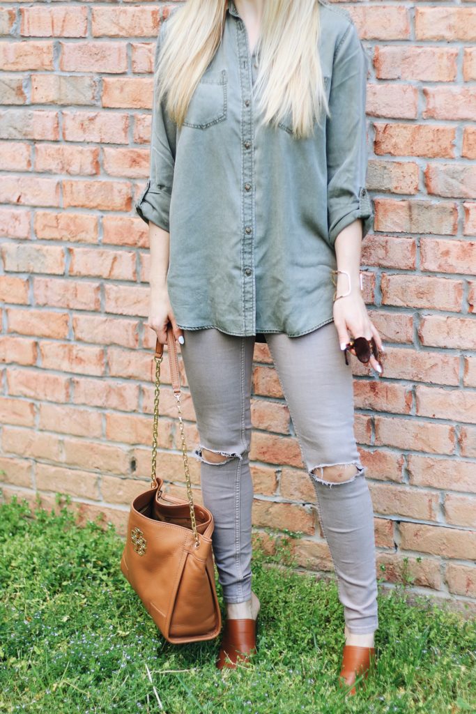 Boyfriend Shirt, Ripped Jeans & an Aviate Hat: My Favorite Things by Nashville fashion blogger Nashville Wifestyles