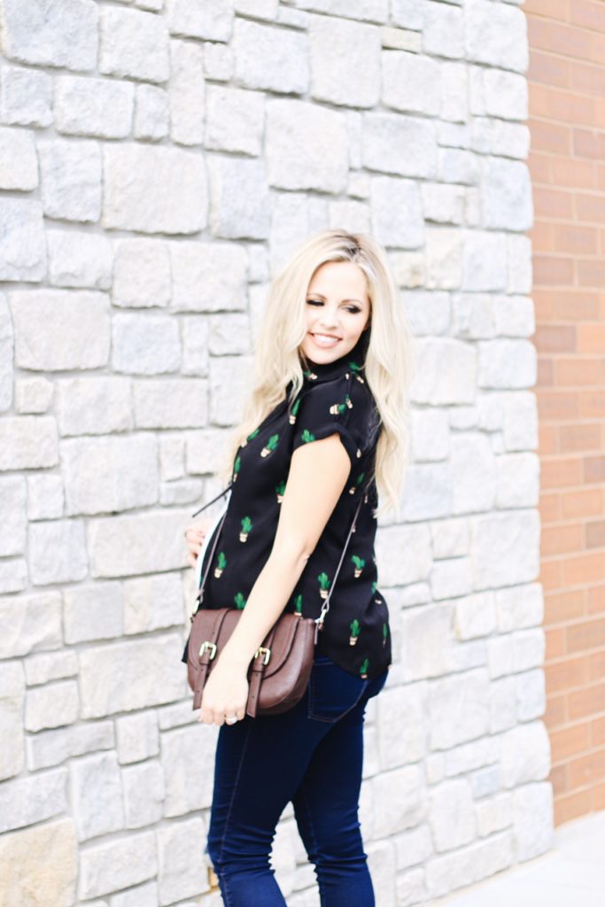 Can't Help Myself, I'm Swooning Over This Cactus Shirt by popular Nashville fashion blogger Nashville Wifestyles