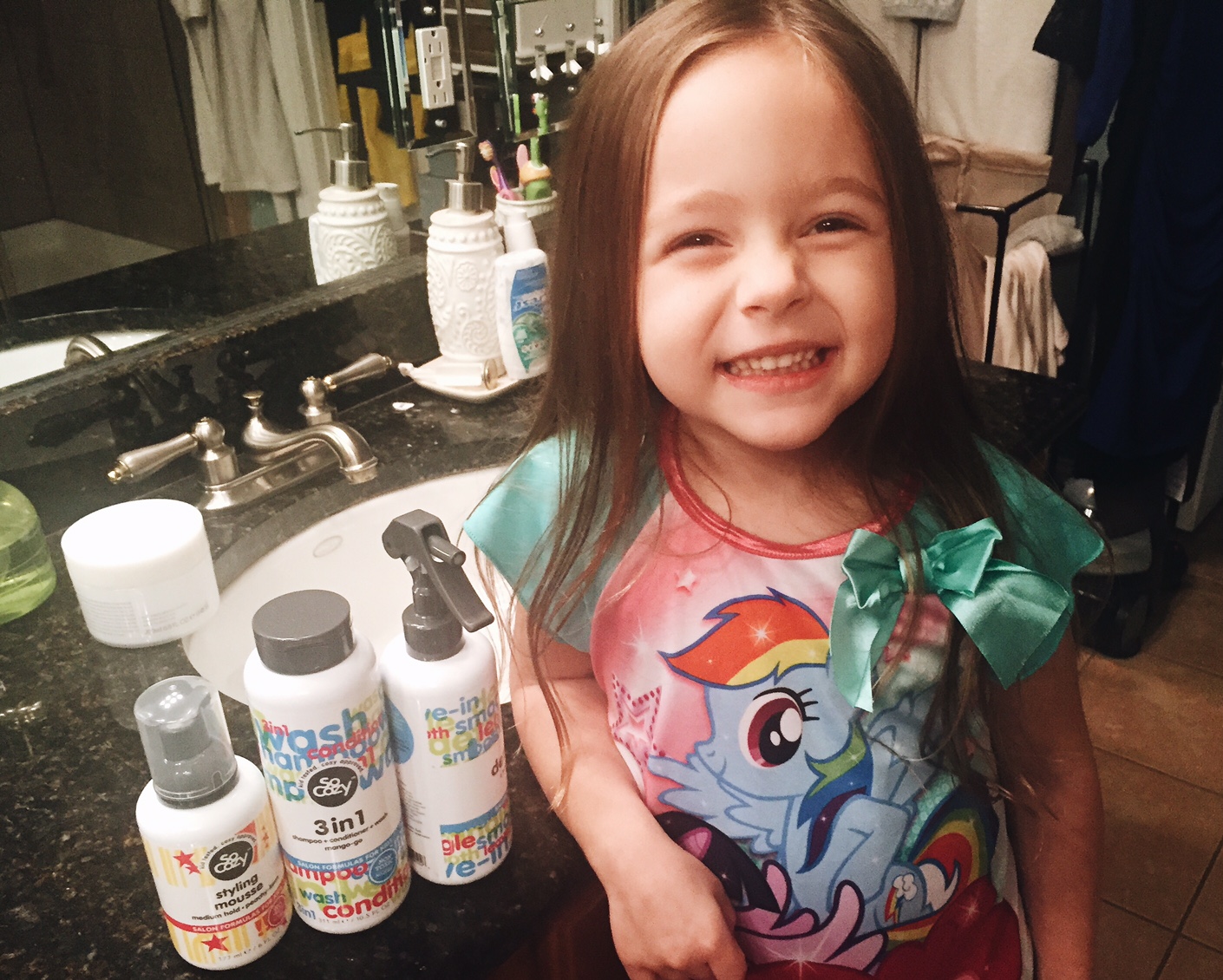 kiddo friendly hair styling