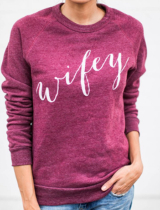 Valentine's Day Gifts For Mom featured by top US life and style blog, Nashville Wifestyles: wifey sweater