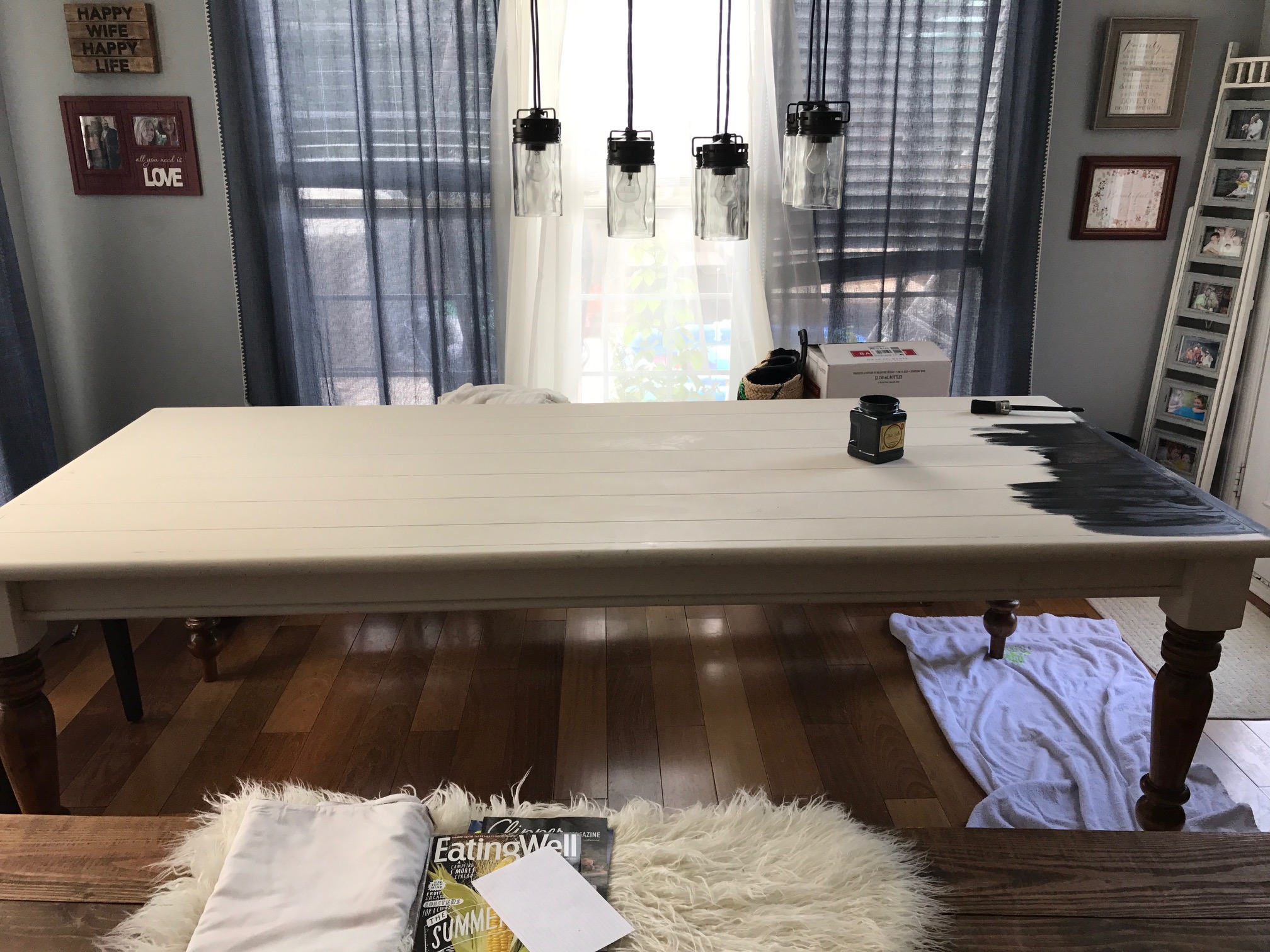 DINING ROOM TABLE MAKEOVER by popular Nashville lifestyle blogger Nashville Wifestyles