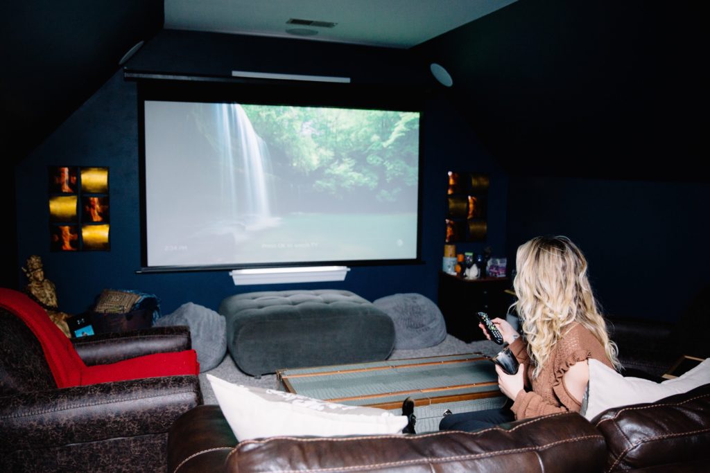 THEATER ROOM IDEAS WITH ASHLEY FURNITURE by popular Nashville style blogger Nashville Wifestyles