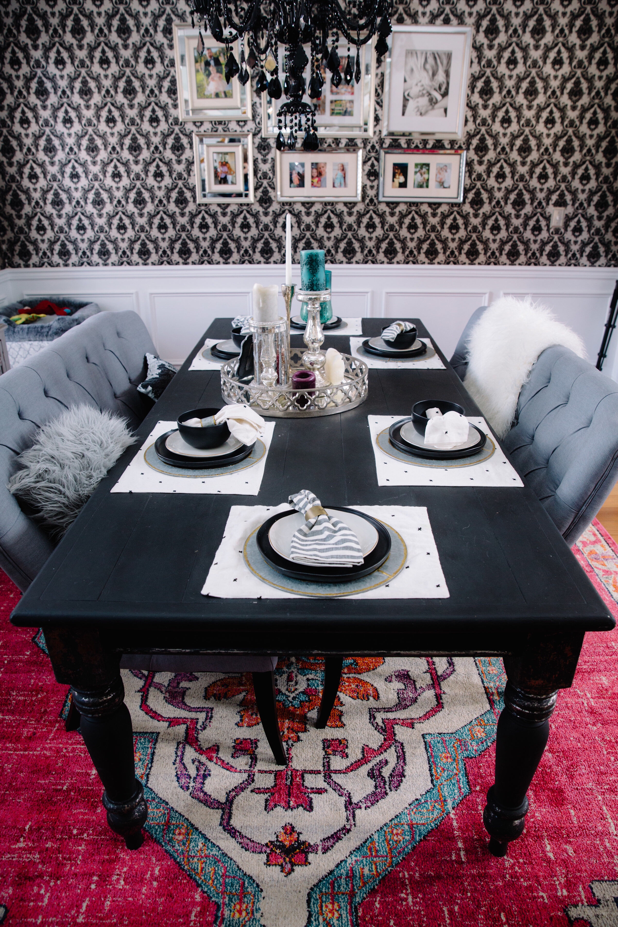 DINING ROOM TABLE MAKEOVER by popular Nashville lifestyle blogger Nashville Wifestyles