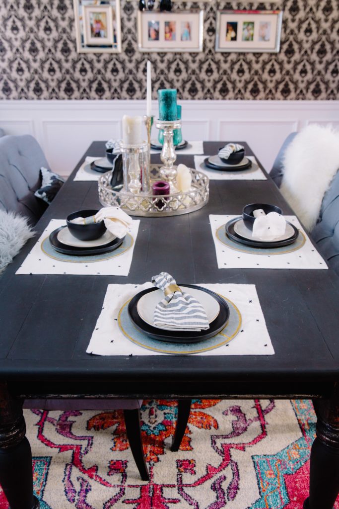 DINING ROOM TABLE MAKEOVER by popular Nashville lifestyle blogger Nashville Wifestyles