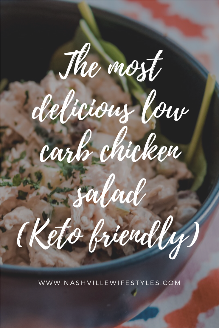 low carb chicken salad