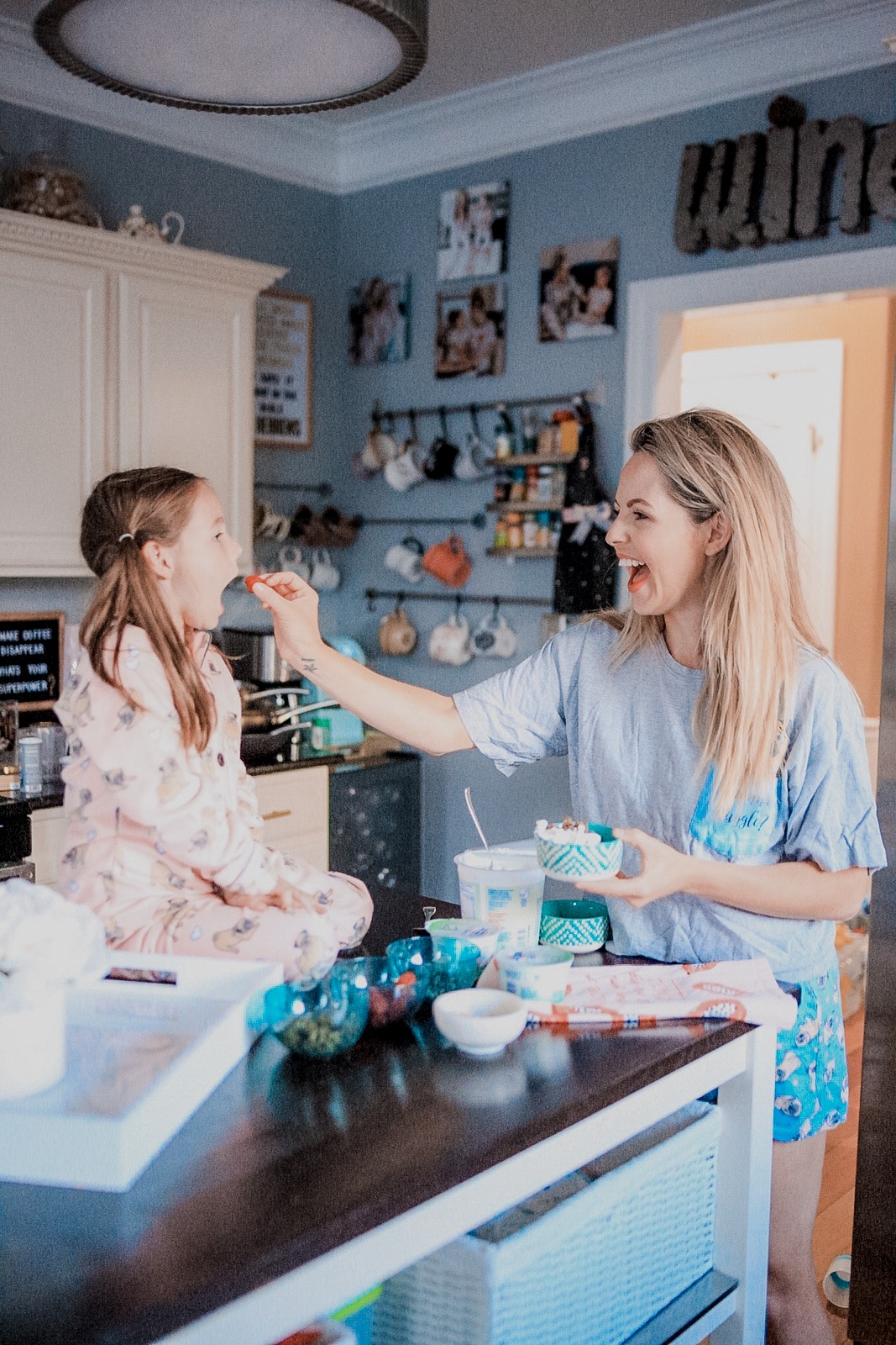 Healthy Hacks For Your Family Dessert Bar With Fage 2% Yogurt - Nashville Wifestyles; I lucked out that my kids LOVE yogurt. I try to sneak healthy foods into other foods or make healthier hacks I can get them to eat what they need for a balanced diet. You'll notice when I talk about recipes that it's a healthy hack on a guilt free food. I started with my kids in the last couple weeks to get them onboard this "Healthy Hacks" train by implanting a DIY yogurt bar for dessert after dinner. Wait yogurt for dessert? yes. Click to learn about it!