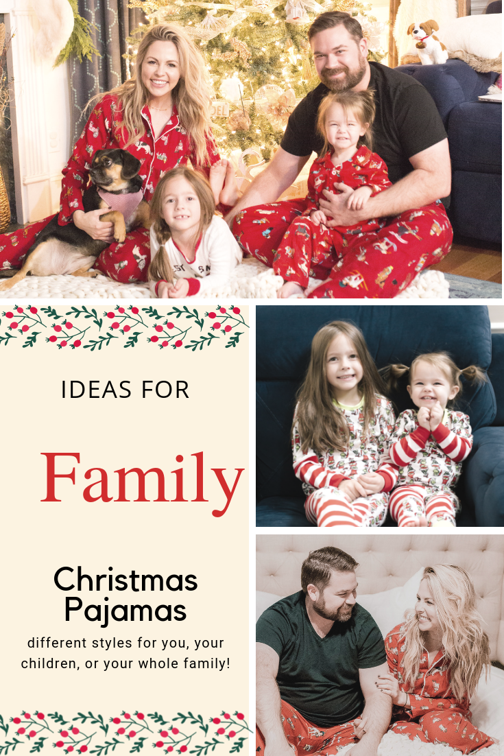 CHRISTMAS JAMMIES FOR EVERYONE ON YOUR LIST - Nashville Wifestyles; Is it even Christmas without holiday jammies? If you’re like me and want to be basic, chances are you have matching pyjamas for the family. Or if you don’t want to match I have rounded up my favorite holiday pj's for moms and kids. I even threw in a couple cute ones for the fellas. Do you guys have a family pj tradition? We love getting in our matching pjs throughout the holiday season. Well the kids and I do, the husband not so much. Click to keep reading!