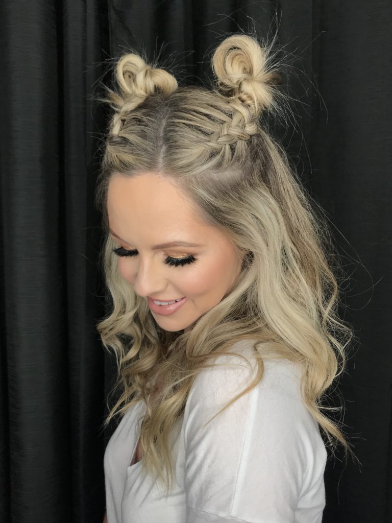 New Years Eve Style Guide featured by top Nashville life and style blog, Nashville Wifestyles. Your Complete New Years Eve Style Guide: Hair, Makeup, Outfits & Party Ideas - Nashville Wifestyles; I’m loving these double dutch pigtail braids buns by my friend Courtney. It’s so fun and versatile that you can rock it during the holidays or two days long like I did even to run errands ha. She’s giving a step by step on my YouTube channel for you. with New Years comes more makeup looks, parties and recipes. NYE is the ideal time to be as EXTRA as you wanna be. Amp up your New Years Eve style and wear the sparkles, wear the red lip and the smoky eye, rock the glitter and big hair.