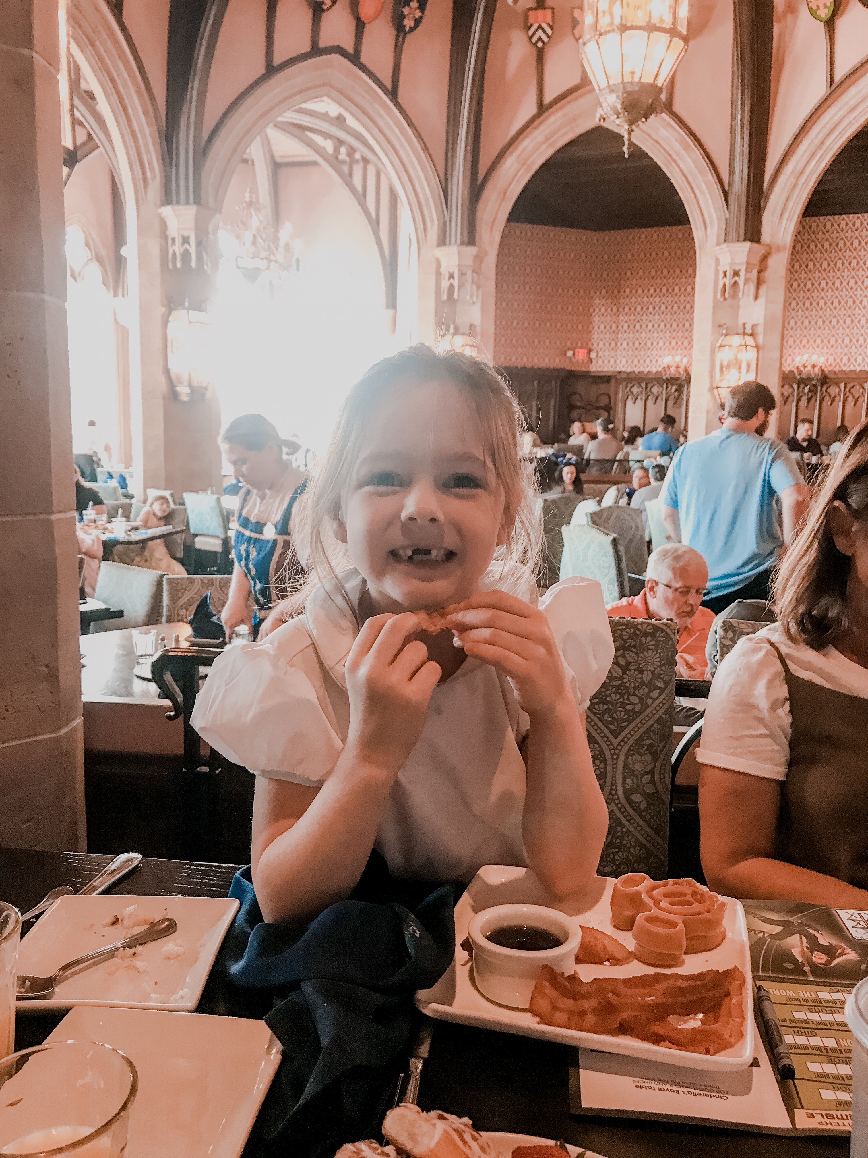 Disney Magic Kingdom rides for toddlers featured by top US travel blog Nashville Wifestyles | Here's my day at Disney Park Magic Kingdom with kids! This day was our longest since there is so much to do. The girls got to meet Disney Princesses like Cinderella, Snow White, Jasmine and Aurora, who we got cute pictures with! If you’re planning on eating breakfast at the Disney Park or at the Disney world restaurant called: Be Our Guest, make sure your reservation is early… Click to keep reading about the Walt Disney World Resort and Magic Kingdom rides for toddlers.