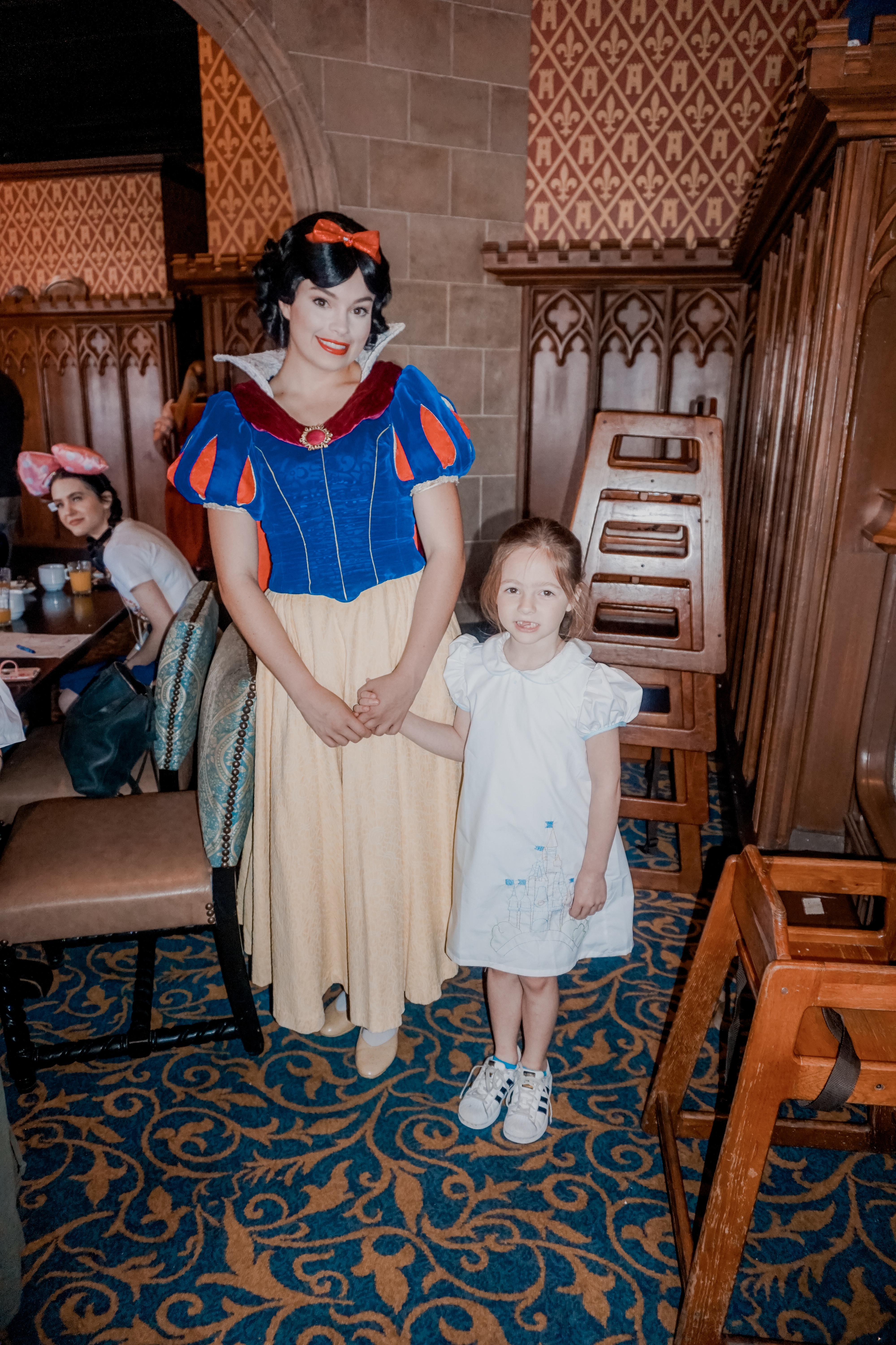 Disney Magic Kingdom rides for toddlers featured by top US travel blog Nashville Wifestyles | Here's my day at Disney Park Magic Kingdom with kids! This day was our longest since there is so much to do. The girls got to meet Disney Princesses like Cinderella, Snow White, Jasmine and Aurora, who we got cute pictures with! If you’re planning on eating breakfast at the Disney Park or at the Disney world restaurant called: Be Our Guest, make sure your reservation is early… Click to keep reading about the Walt Disney World Resort and Magic Kingdom rides for toddlers.