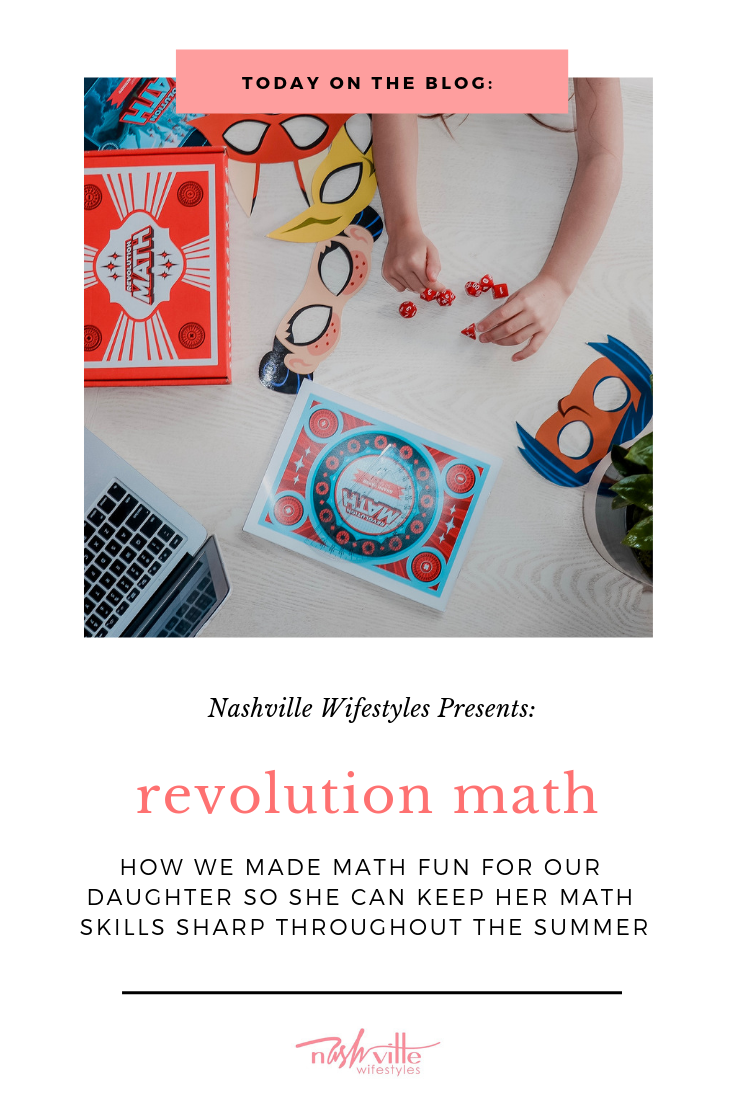 Revolution Math featured by top US life and style blog Nashville Wifestyles