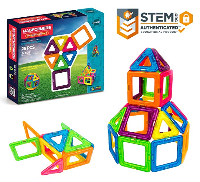 AMAZON PRIME DAY: 14 Best Deals featured by top US lifestyle blog, Nashville Wifestyles: image of STEM magnetic geometrical shapes