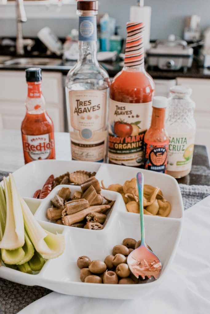 Bloody Maria: A Tequila Bloody Mary Recipe - Nashville Wifestyles; I love a good bloody mary. I love ordering them for brunch and they’re the best spicy cocktail. Luckily, I can make a bloody mary at home in less than 3 minutes. I recently discovered the most delicious bloody mary mixer that not only makes brunch time easier but is made with all natural ingredients. I substituted tequila for my bloody mary and it blew me away how delicious it was. So obviously I wanted to share with you guys this Tequila Bloody Mary Recipe. Click to read!