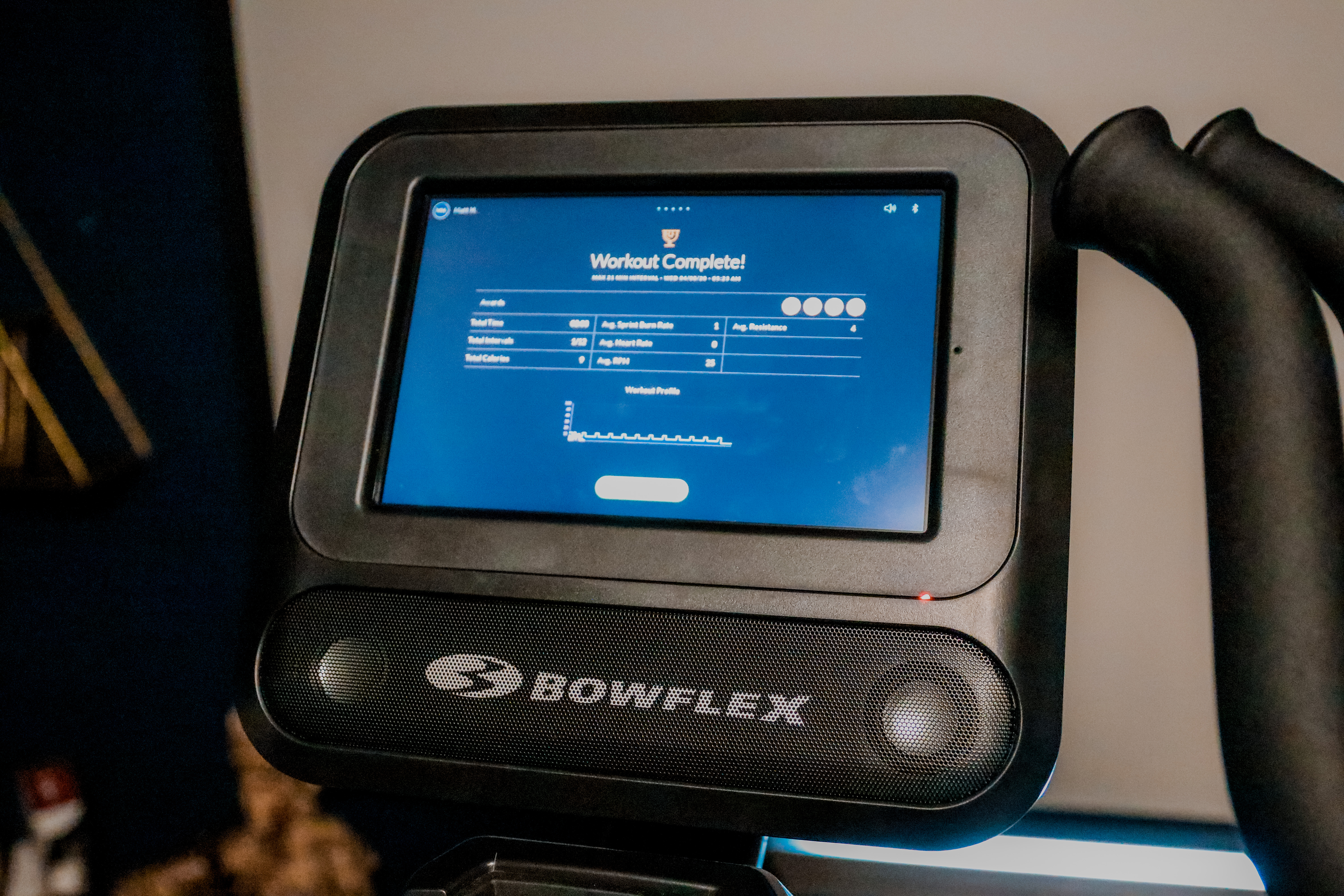 Bowflex Max Trainer by popular Nashville lifestyle blog, Nashville Wifestyles: image of a woman on a Bowflex Max Trainer.