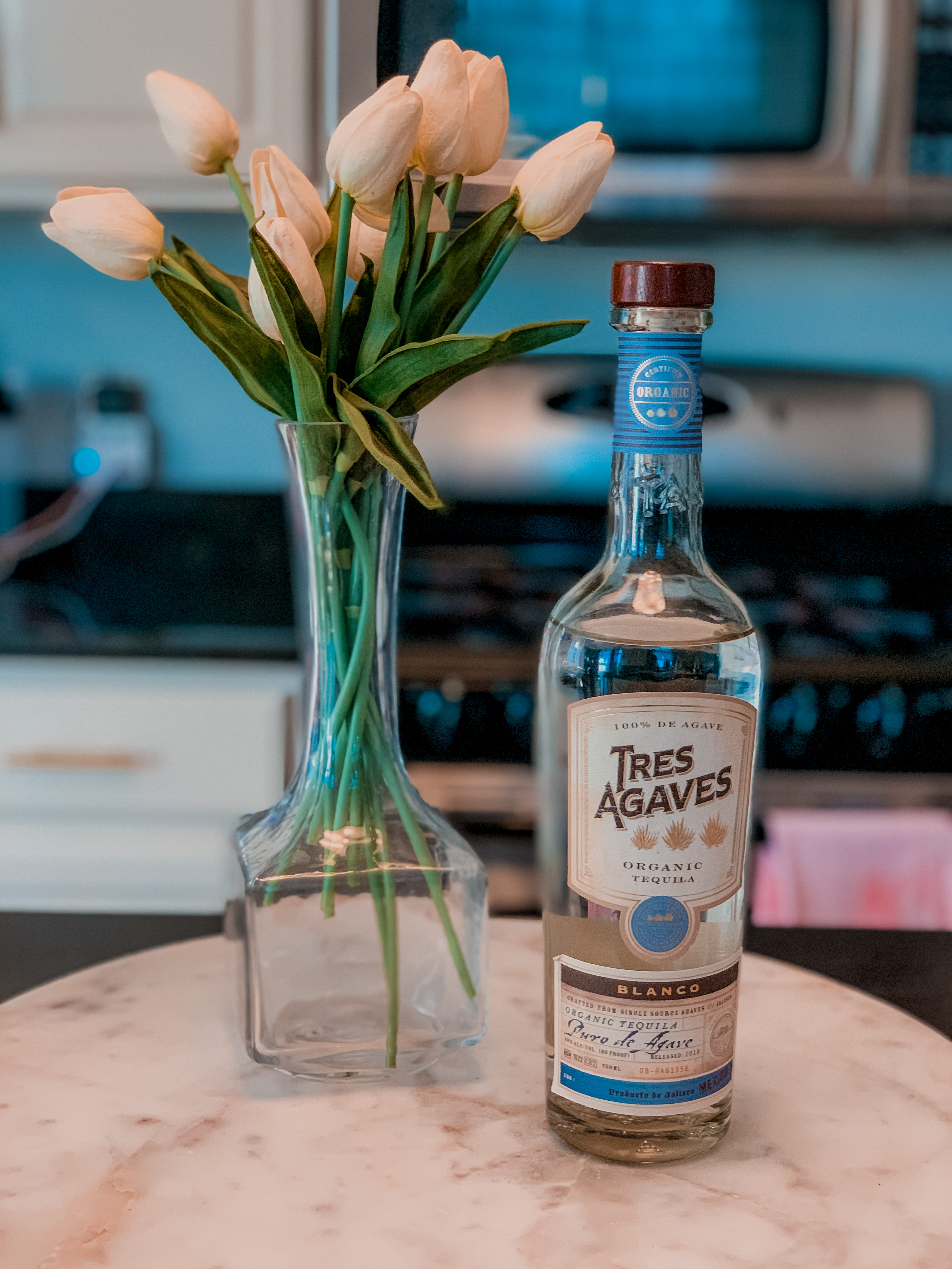 Skinny Margarita Recipe by popular Nashville lifestyle blog, Nashville Wifestyles: image of Tres Agaves liquor.