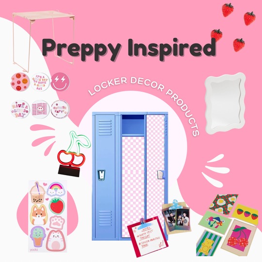 Locker decor ideas for middle school and high school